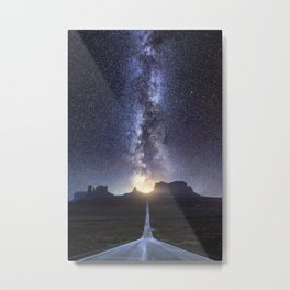 Monument Valley Milky Way Metal Print
