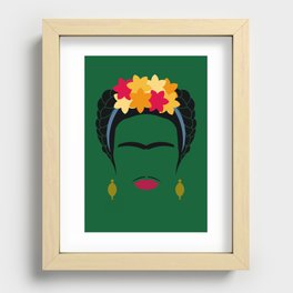 Frida Minimalista Recessed Framed Print