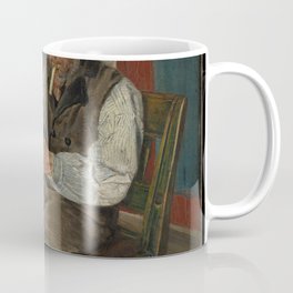 Christian Krohg - The Net Mender (Garnbinderen) Coffee Mug