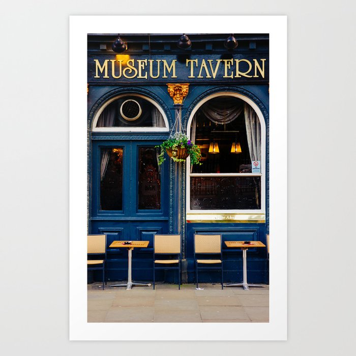 Museum Tavern Bistro Cafe - London Architecture - Fine Art Travel Photography Art Print