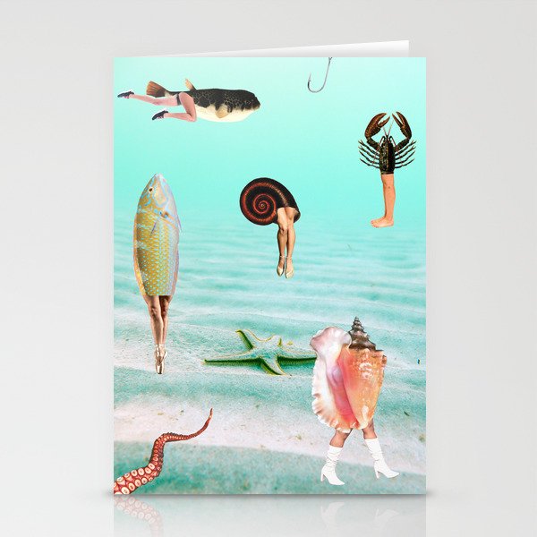 Underwater madness Stationery Cards