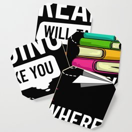 Reader Book Reading Bookworm Librarian Coaster