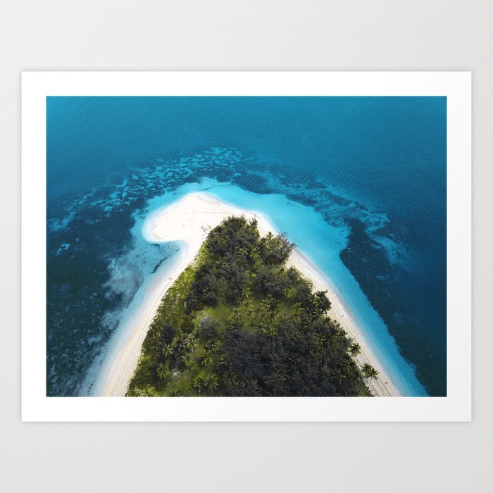 Tropical Beach | Fiji  Art Print