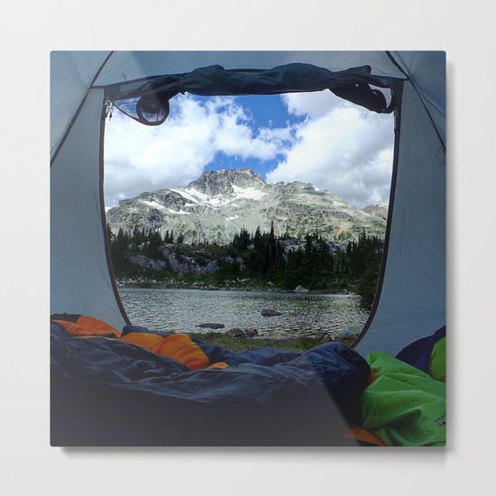 Tent View Metal Print