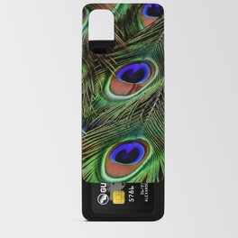 peacock feathers Android Card Case