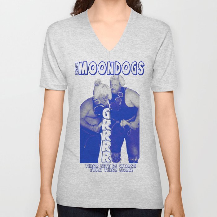 Legendary Memphis Tag Team - The Moondogs V Neck T Shirt