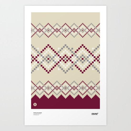 Jacquard 04 Art Print