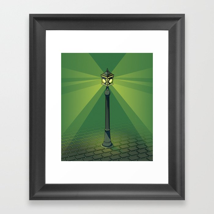 Green Lantern Framed Art Print