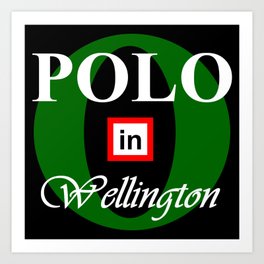 POLO in Wellington Logo Art Print