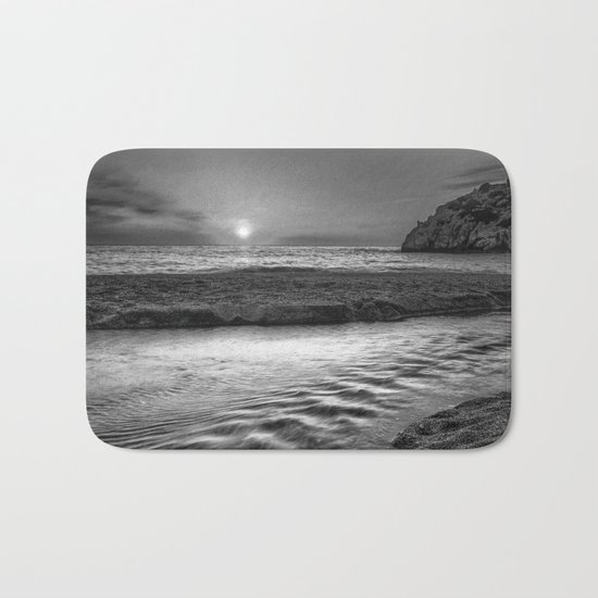 "Just last minute at the beach" Bath Mat