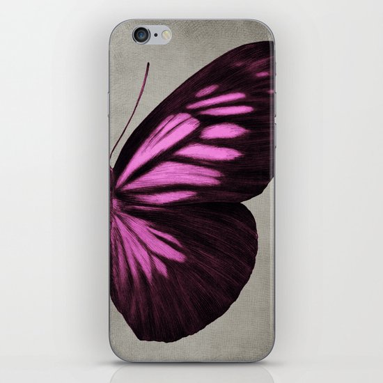 Papillon (Pink) iPhone Skin