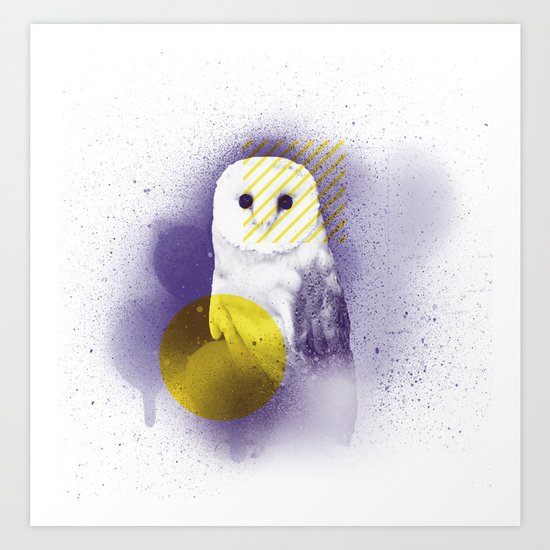 The Calm Owl Art Print