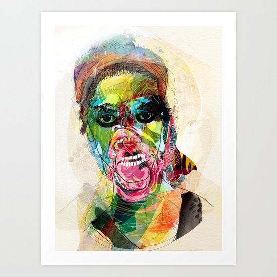 The human beast Art Print