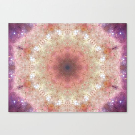 Space Mandala no8 Canvas Print