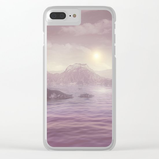 Pastel vibes 63 Clear iPhone Case