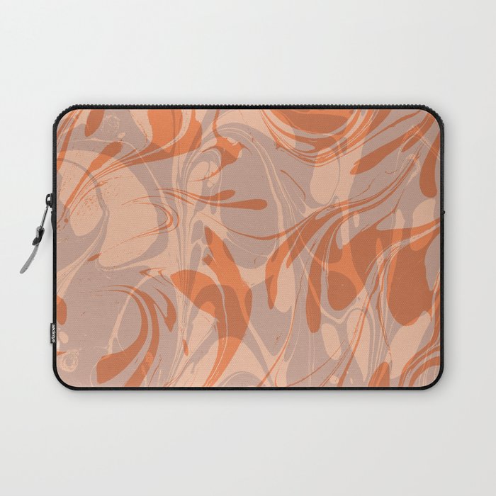 Liquify Orange/Grey Laptop Sleeve