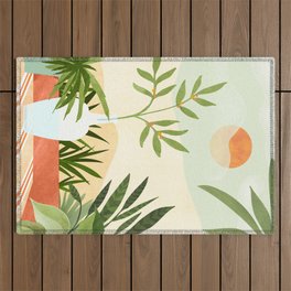 Bohemian Terrace Landscape Outdoor Rug