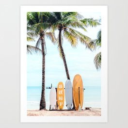 Choose Your Surfboard Art Print