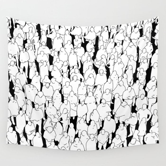 Black discount people tapestry