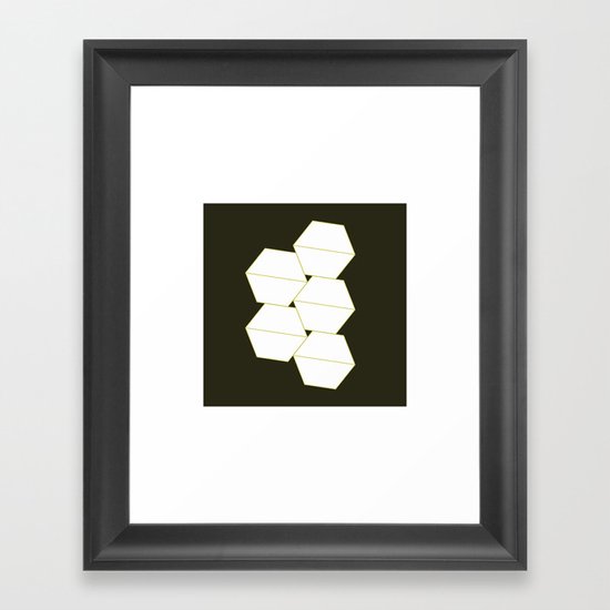 #325 Container – Geometry Daily Framed Art Print
