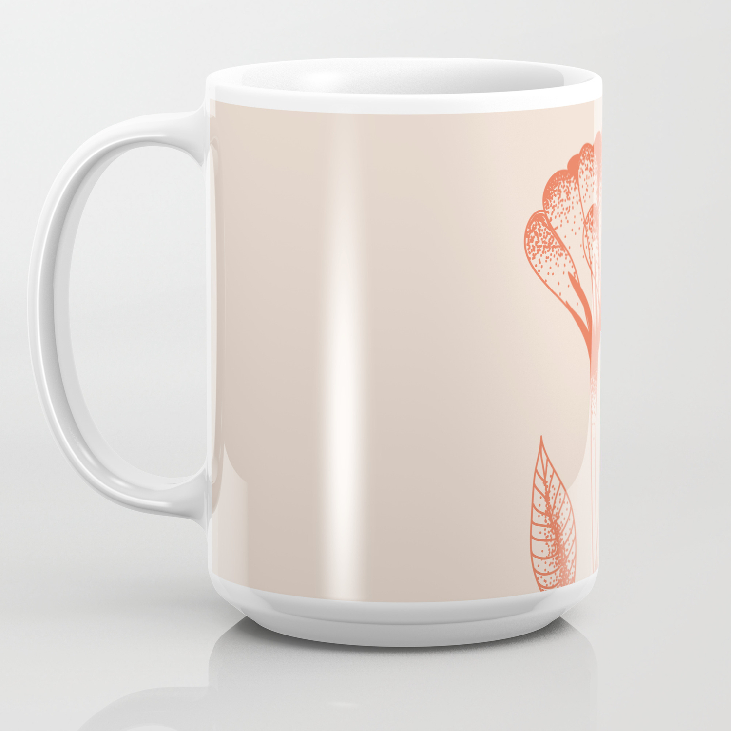 Illustration Tattoo Coffee Flower