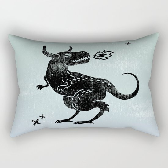 Fire monster Rectangular Pillow