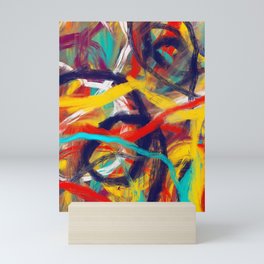 Abstract Painting. Expressionist Art. Mini Art Print