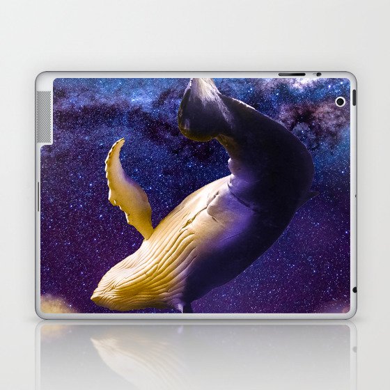 Dream Whale at Night Laptop & iPad Skin