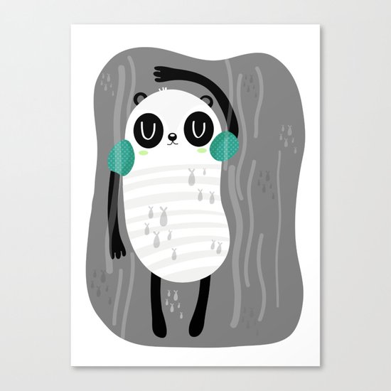 Contra corriente Canvas Print