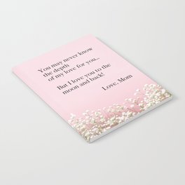 To The Moon and Back Notebook