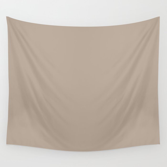 Medium Earthy Beige Single Solid Color Coordinates with PPG El Capitan PPG15-29 Down To Earth Wall Tapestry