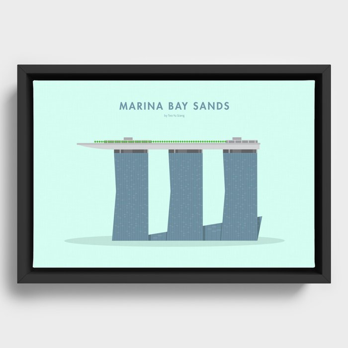 Marina Bay Sands, Singapore [Building Singapore] Framed Canvas