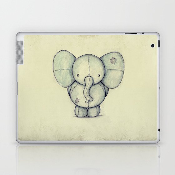 Cute Elephant Laptop & iPad Skin