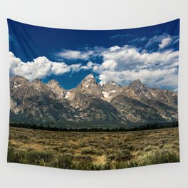 The Grand Tetons - Summer Mountains Wall Tapestry