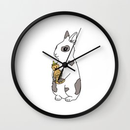 honey bunny  Wall Clock