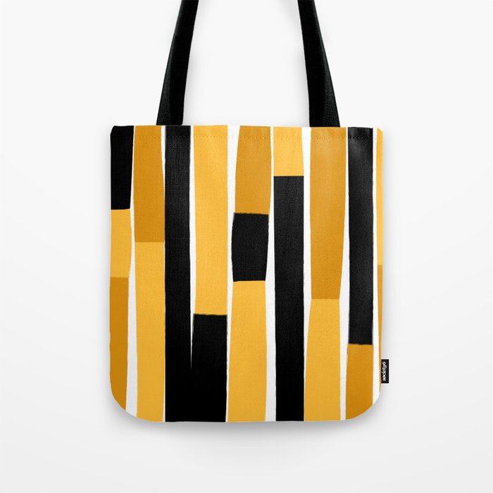 Limeao - Colorful Abstract Decorative Summer Design Pattern in Yellow  Tote Bag