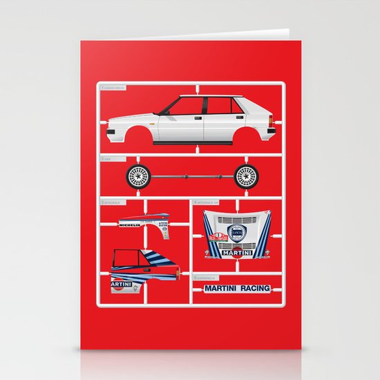 Lancia Delta History Model Kit in the WRC Stationery Cards