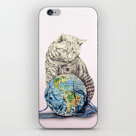 In which our feline deity shows restraint iPhone Skin