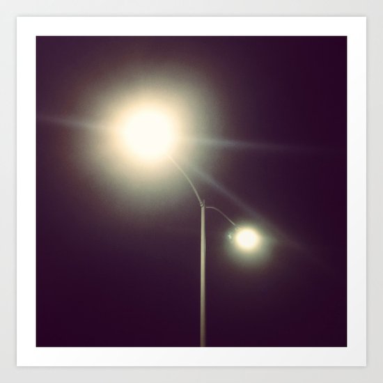 Night light Art Print