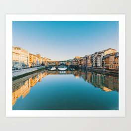 Ponte Vecchio Florence Italy Landscape Art Print