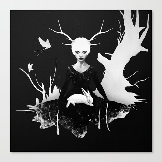 Space Within Canvas Print