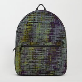 yellow blue and brown painting texture abstract background Backpack