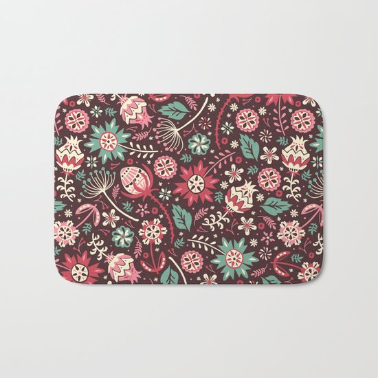 Wallflowers Bath Mat