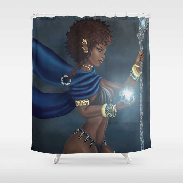 Dark Elf Shower Curtain