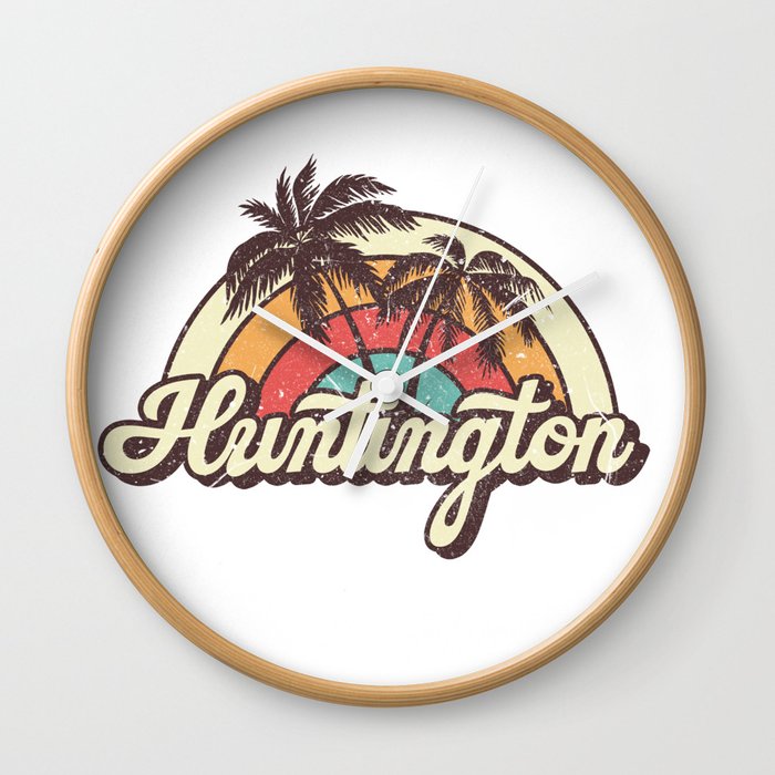 Huntington beach city Wall Clock