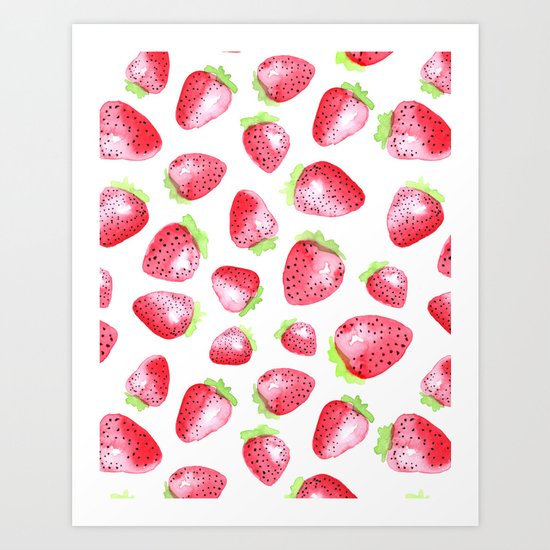 Summer Berries Art Print