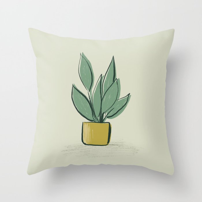 Plant on sale throw pillow