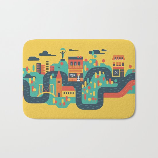 My capital Bath Mat