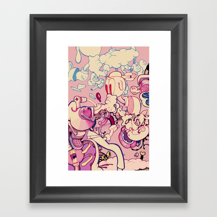 Up in the Air Framed Art Print
