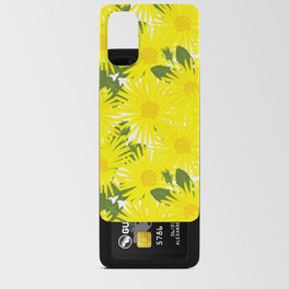 Mid-Century Modern Summer Yellow Dandelion Flowers Android Card Case